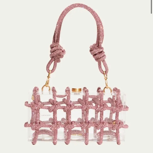 cult gaia Handbags - Cult Gaia Bess Acrylic plastic shoulder bag. Detachable knot shoulder strap.
